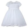 Sarah Louise Christening White Dress Style 070060
