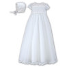 White Chistening Gown & Bonnet from Sarah Louise Style 001095