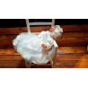 Ivory Baby Girl Christening Dress with Bonnet Style ANABEL