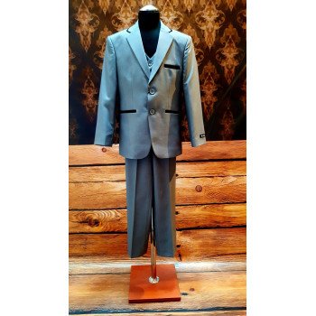 3 Pieces Gray Communion/Special Occasions Suit Style AK7