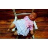 White and Pink 3 pcs Baby Girl Outfit style 64JTC-819