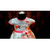 Lovely Ivory/Pink Special Occasion Girl Dress with Bonnet Style 0614