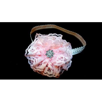 Pink Christening/Special Occasion Headband Style 362