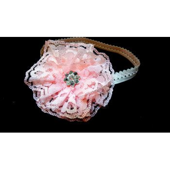 Pink Christening/Special Occasion Headband Style 362