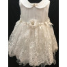 Couche Tot Baby Christening/Special Occasion Dress with Matching Headband 123056