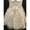 Couche Tot Baby Christening/Special Occasion Dress with Matching Headband 123056