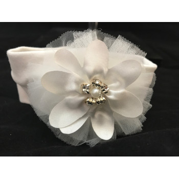 Couche Tot Baby Christening/Special Occasion Dress with Matching Headband 123056