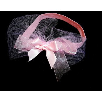 Pink Christening/ Special Occasion Headband Style HB-01