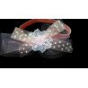 Pink Christening/Special Occasion Headband with Flower and Bow Style HB-02