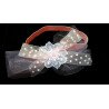 Pink Christening/Special Occasion Headband with Flower and Bow Style HB-02