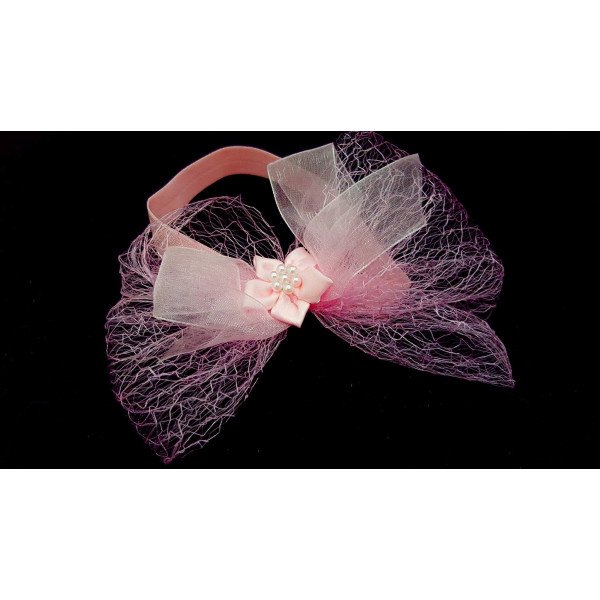 Pink Christening/Special Occasion Headband Style HB-03 Pink Christening/Special Occasion Headband Style HB-03