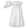 Baby Boy Christening Robe/Gown & Bonnet style 001177s