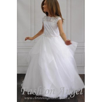 Lace Top Handmade First Holy Communion Dress Style CASANDRA