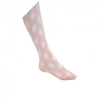 Lace Christening/Special Occasions White Tights Style CRW12