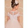 Lovely Lace Top Handmade Communion Dress style J2