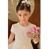 Elegant Simple Communion Dress style J3