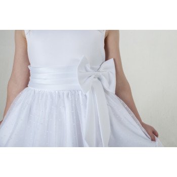 Flower Girls / Special Occasions Dress in White Style V340