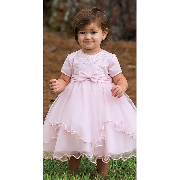 Sarah Louise Pink Ballerina Length Flower Girls/Special Occasions Dress Style 070055-2 Sarah Louise Pink Ballerina Length Flower Girls/Special Occasions Dress Style 070055-2