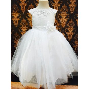 Sevva White Flower Girl/Special Occasion Dress Style KELLY