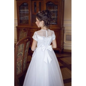Elegant Handmade First Holy Communion Dress Style B05
