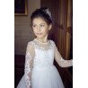 Handmade Long Sleeves First Holy Communion Dress Style B08