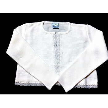 Lovely First Holy Communion/Flower Girls/Special Occasion White Bolero Style 6309-V18
