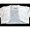 Lovely First Holy Communion/Flower Girls/Special Occasion White Bolero Style 6292-V18