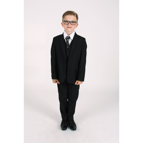 Black 5 Piece First Holy Communion/Special Occasion Suit Style RONAN Black 5 Piece First Holy Communion/Special Occasion Suit Style RONAN