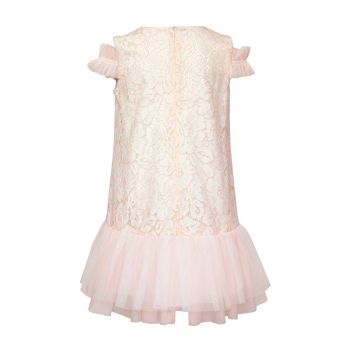 Salmon Pink Lace Confirmation Dress 4/SM/18