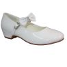 First Holy Communion White Leather Shoes Style DANIELLE