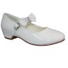 FIRST HOLY COMMUNION/SPECIAL OCCASION IVORY LEATHER SHOES STYLE DANIELLE