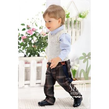 Baby Boy Special Occasions Velvet Outfit Style WS022