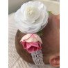 Lace/Flowers Christening/Special Occasion Headband Style EVA