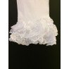 White Christening/Special Occasion Footless Frill Tights