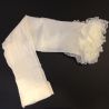 Ivory Christening/Special Occasion Footless Frill Tights