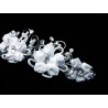 First Holy Communion Headband with Satin Flowers Style CH088