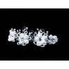 First Holy Communion Headband with Satin Flowers Style CH088