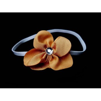 Handmade White/Beige Special Occasion Headband Style HEADBAND 08