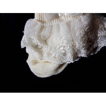 Ivory Baby Girl Christening/Special Occasion Poppy Lace Socks
