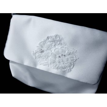 White Handmade First Holy Communion Handbag Style EMI 10