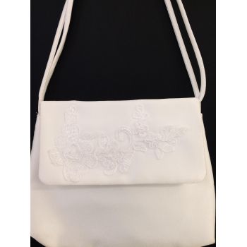 White Handmade First Holy Communion Handbag Style EMI 19