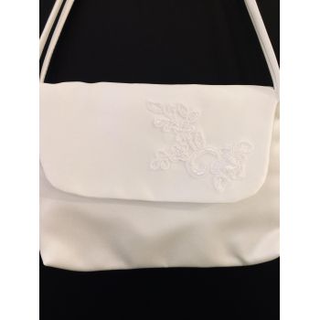 White Handmade First Holy Communion Handbag Style EMI 19