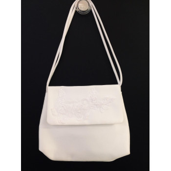 White Handmade First Holy Communion Handbag Style EMI 19