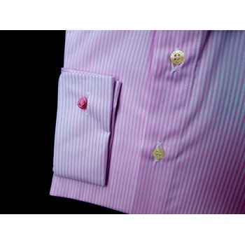 Pink/White Striped First Holy Communion/Special Occasion Shirt Style 10-06070