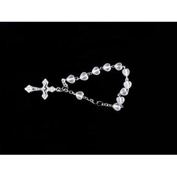 Silver Baptism Baby Bracelet 10th Rosary Style ROSARY 15