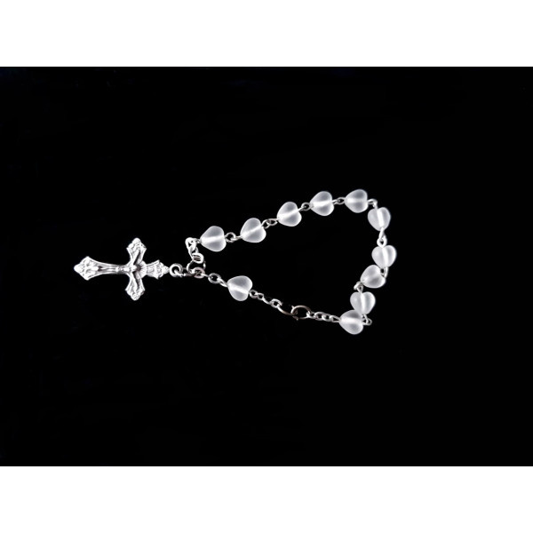 Silver Baptism Baby Bracelet 10th Rosary Style ROSARY 15 Silver Baptism Baby Bracelet 10th Rosary Style ROSARY 15