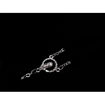 White/Silver Baptism Baby Bracelet 10th Rosary Style ROSARY 21