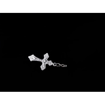 White/Silver Baptism Baby Bracelet 10th Rosary Style ROSARY 21