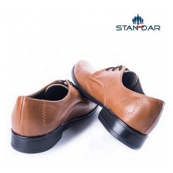 Brown Leather Boys Holy Communion/Special Occasion Shoes BSH09