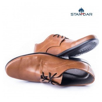 Brown Leather Boys Holy Communion/Special Occasion Shoes BSH09